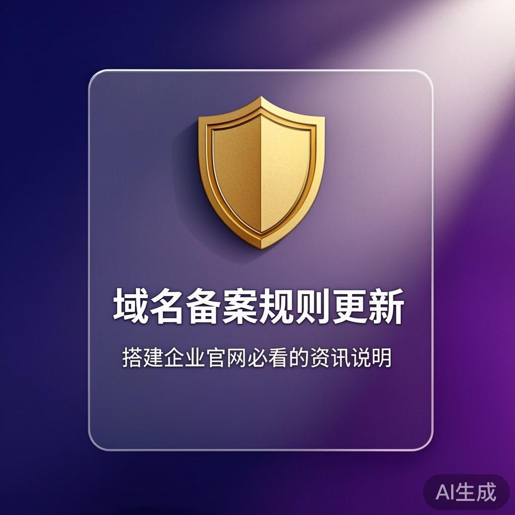 域名备案规则更新，搭建企业官网必看的资讯说明